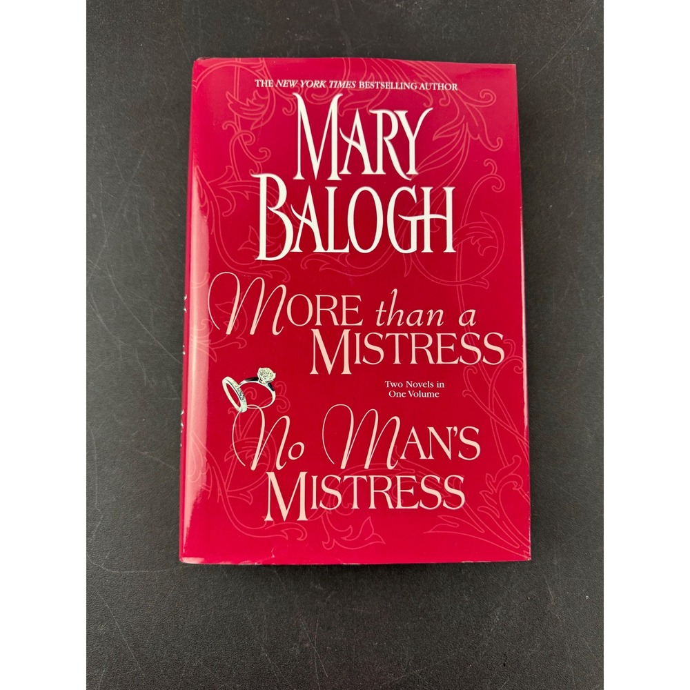 Mary Balogh More Than a Mistress & No Man\'s Mistress HC DJ 2005 two novels